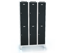  Divided cloakroom locker ALDUR 1 with feet 1920 x 1050 x 500